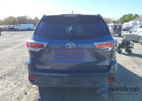 2014 Toyota Highlander Le Plus V6 from USA, damaged, VIN 5TDBKRFH4ES035083